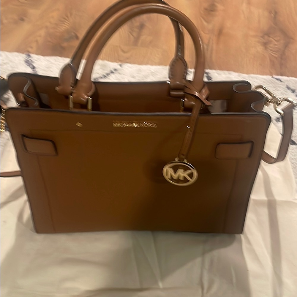 Michael Kors Brown Leather Handbag